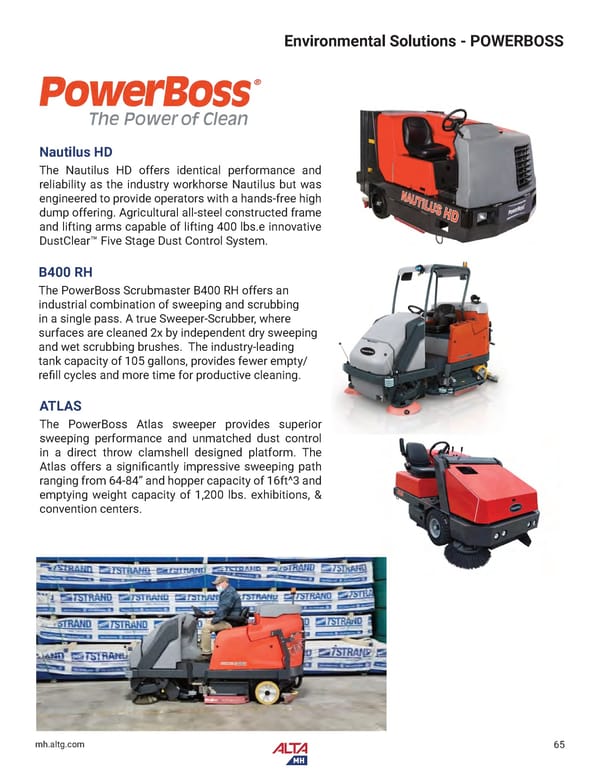 Alta Material Handling Catalog New York Upstate 2024 - Page 67