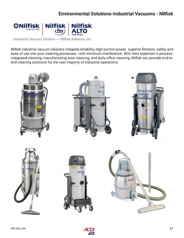 Alta Material Handling Catalog New York Upstate 2024 - Page 69