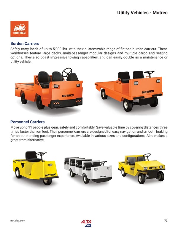 Alta Material Handling Catalog New York Upstate 2024 - Page 75