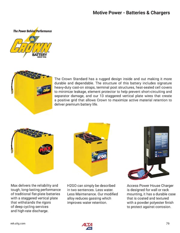 Alta Material Handling Catalog New York Upstate 2024 - Page 81