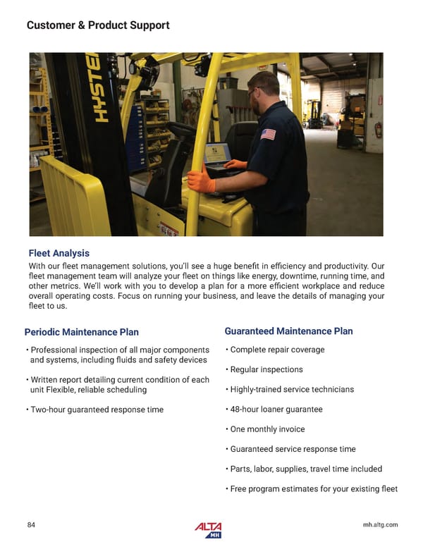 Alta Material Handling Catalog New York Upstate 2024 - Page 86