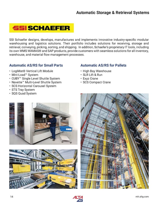 Alta Material Handling NY Upstate Product Catalog 2026 - Page 16