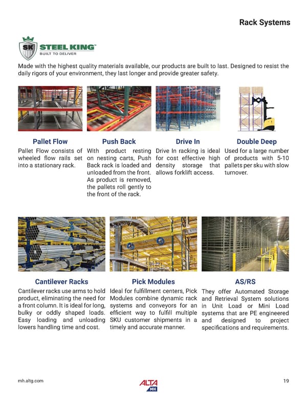 Alta Material Handling NY Upstate Product Catalog 2026 - Page 21