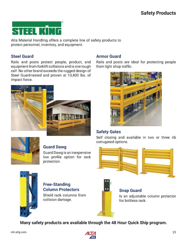 Alta Material Handling NY Upstate Product Catalog 2026 - Page 25