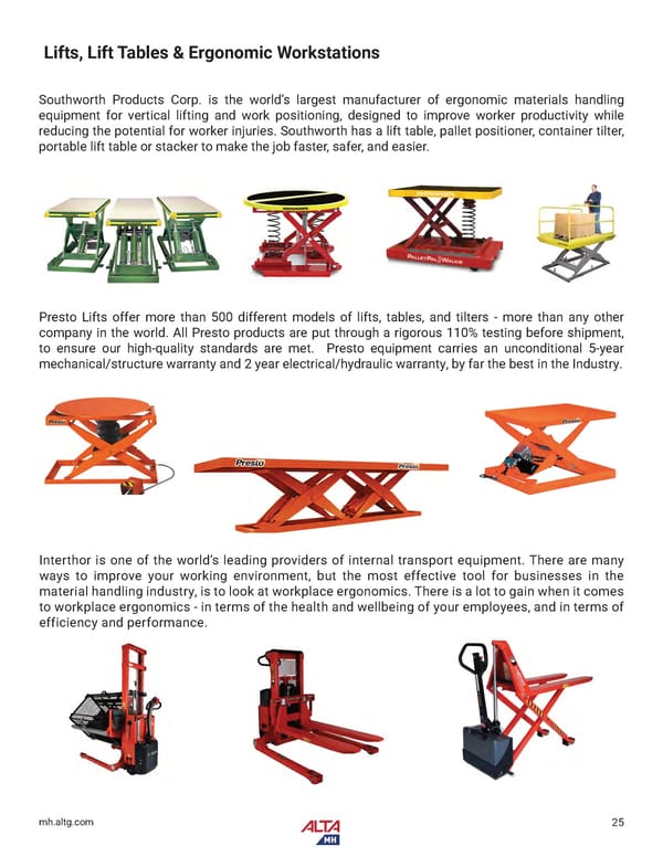 Alta Material Handling NY Upstate Product Catalog 2026 - Page 27