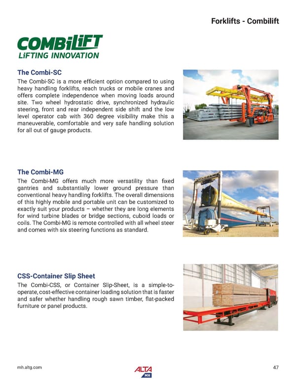 Alta Material Handling NY Upstate Product Catalog 2026 - Page 49
