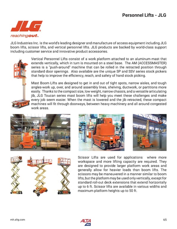 Alta Material Handling NY Upstate Product Catalog 2026 - Page 67