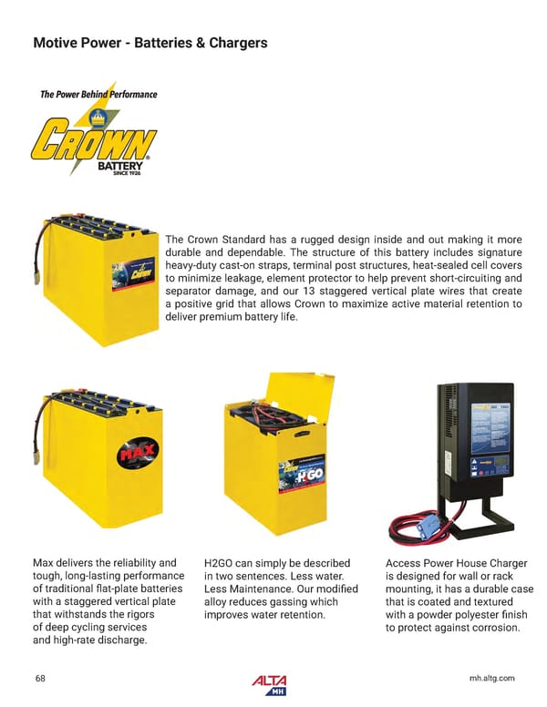 Alta Material Handling NY Upstate Product Catalog 2026 - Page 70