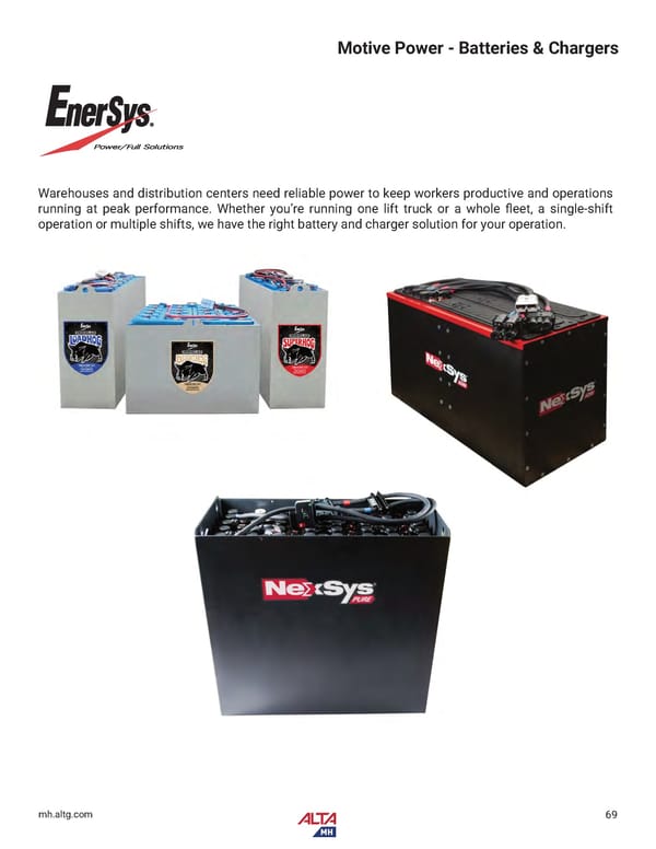 Alta Material Handling NY Upstate Product Catalog 2026 - Page 71