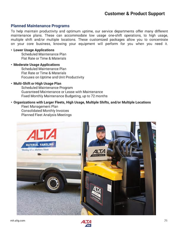 Alta Material Handling NY Upstate Product Catalog 2026 - Page 73