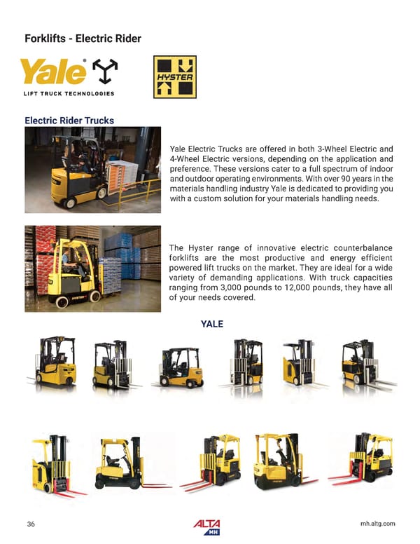 Alta Material Handling New England Product Catalog 2026 - Page 38