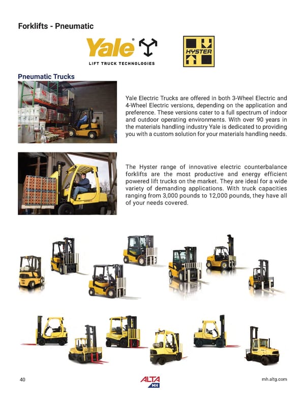 Alta Material Handling New England Product Catalog 2026 - Page 42