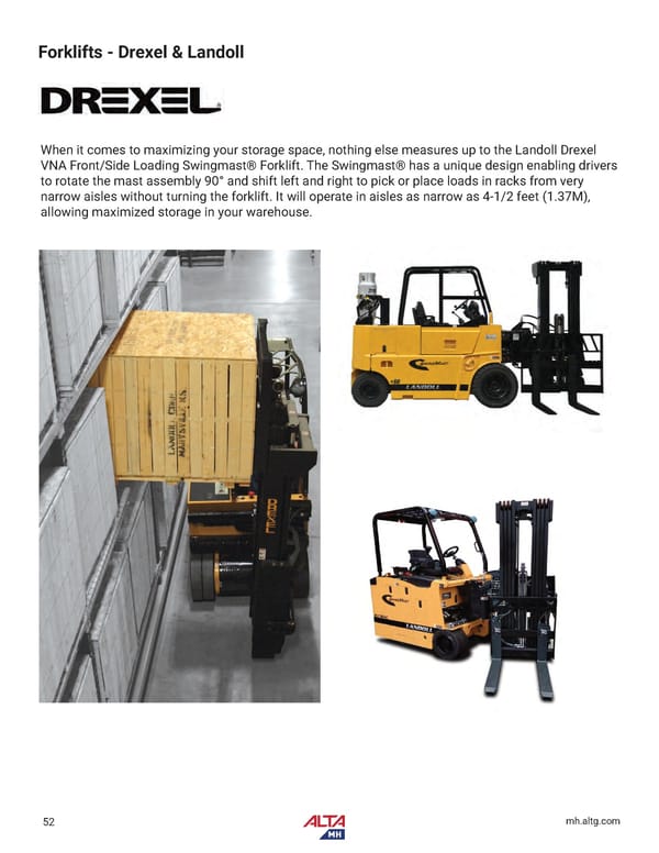 Alta Material Handling New England Product Catalog 2026 - Page 54