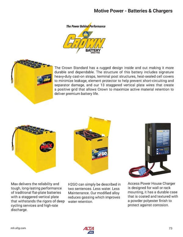Alta Material Handling New England Product Catalog 2026 - Page 75