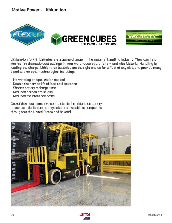 Alta Material Handling New England Product Catalog 2026 - Page 76