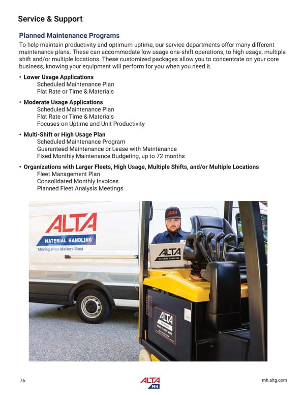 Alta Material Handling New England Product Catalog 2026 - Page 78