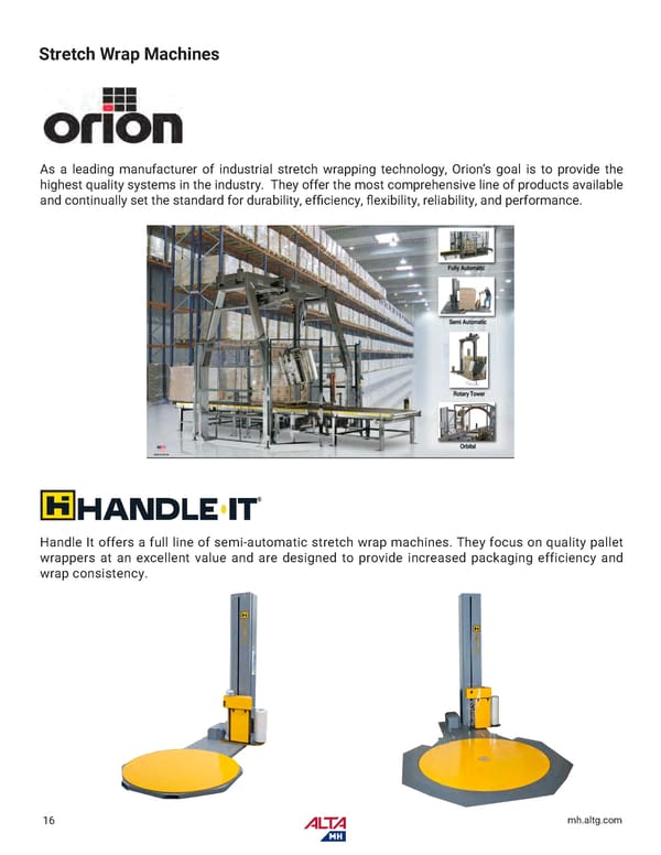 Alta Material Handling Catalog New York Metro 2026 - Page 18
