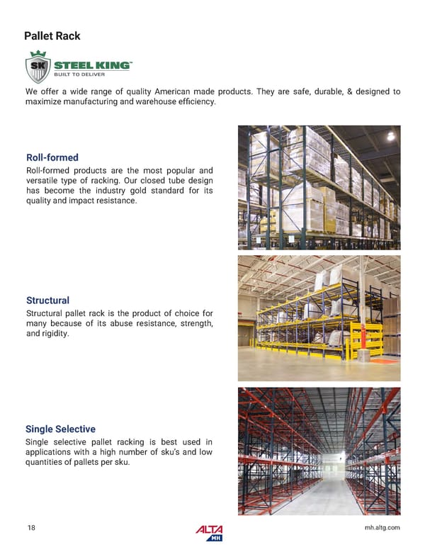 Alta Material Handling Catalog New York Metro 2026 - Page 20