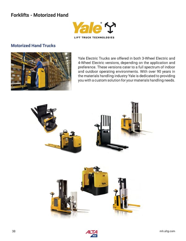 Alta Material Handling Catalog New York Metro 2026 - Page 40