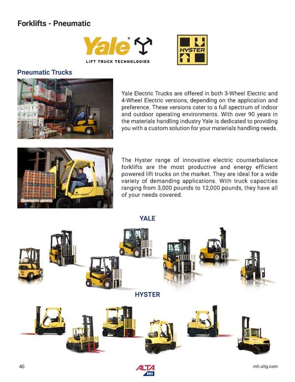 Alta Material Handling Catalog New York Metro 2026 - Page 42