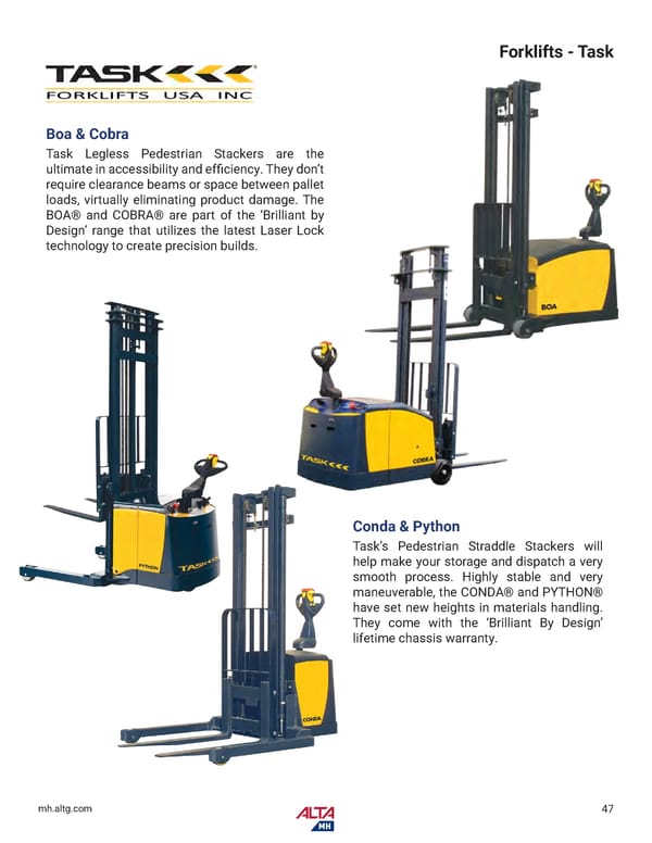 Alta Material Handling Catalog New York Metro 2026 - Page 49