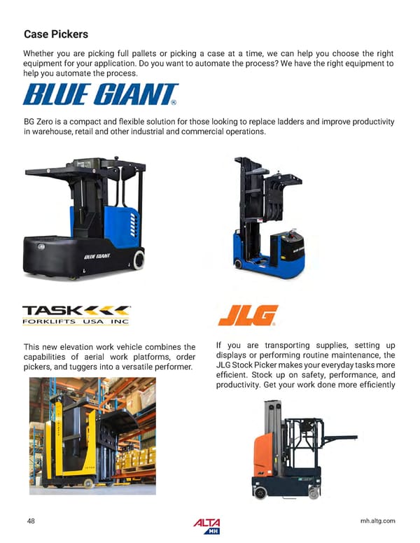 Alta Material Handling Catalog New York Metro 2026 - Page 50