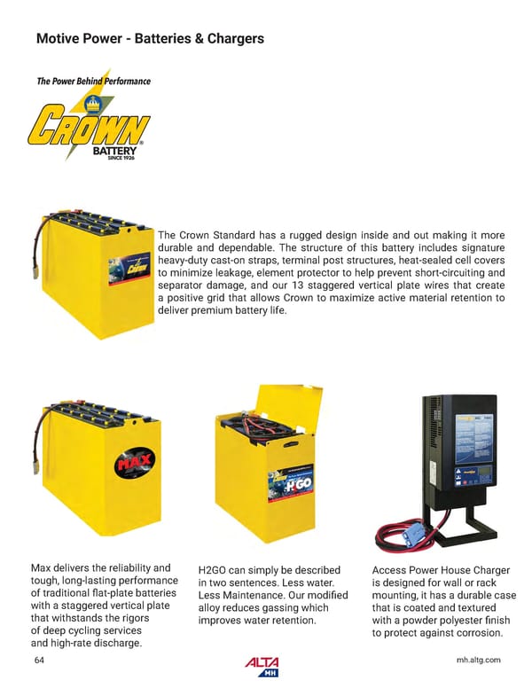 Alta Material Handling Catalog New York Metro 2026 - Page 66