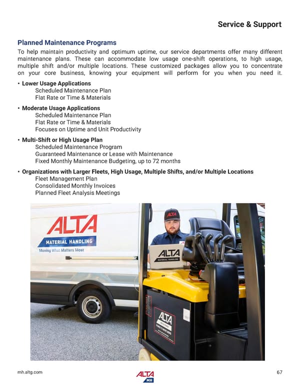 Alta Material Handling Catalog New York Metro 2026 - Page 69