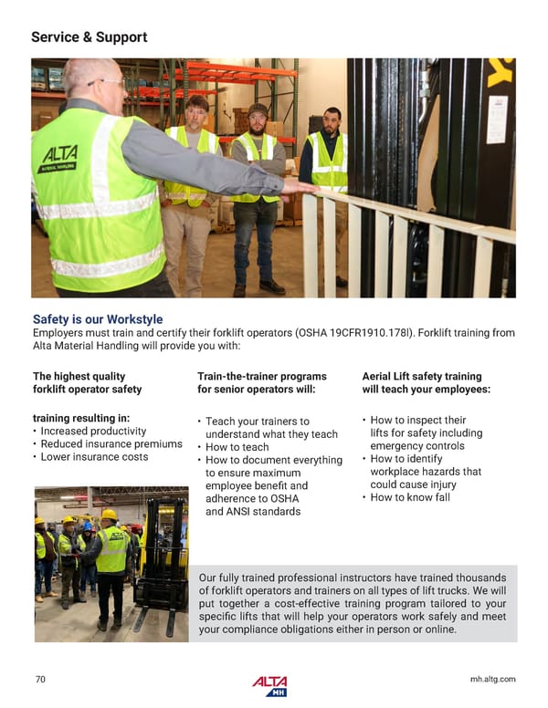 Alta Material Handling Catalog New York Metro 2026 - Page 72