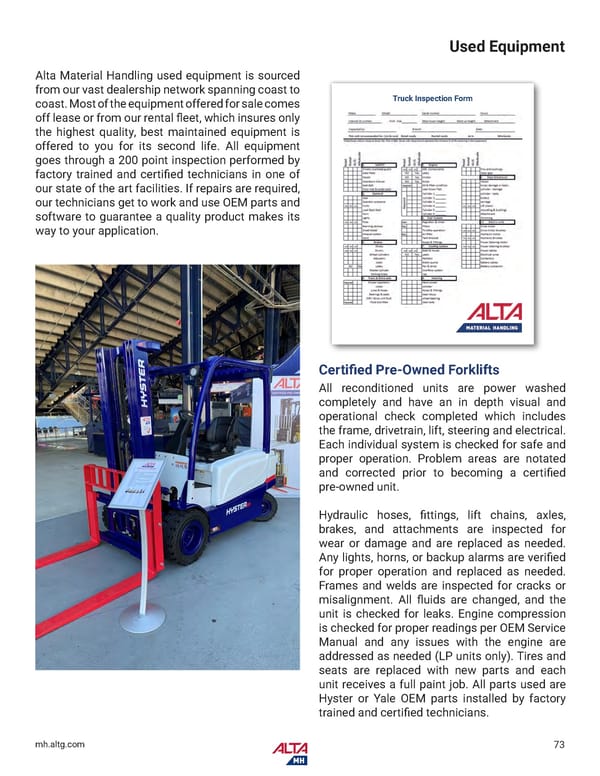 Alta Material Handling Catalog New York Metro 2026 - Page 75